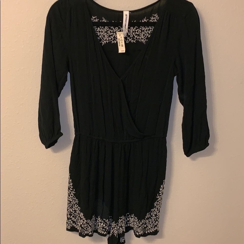 Cute stitched romper